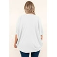 thumbnail image 2 of Plus Size Ribbed Cocoon Cover Up, 2 of 3