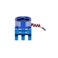 thumbnail image 4 of 42mm Motor Cooling Fan Sink to any free with LED Light Rustproof Radiator 1/8 1/10 RC Model Crawler Accessories Electric Remote Control Blue, 4 of 7