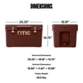 thumbnail image 6 of RTIC 45 Qt 60-Can Ultra-Tough Ice Chest Cooler, Chocolate Brown, 6 of 7