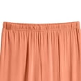 thumbnail image 3 of Maplenight Womens Pajama Capri Pants Lightweight Cropped Lounge Pants Elastic Waist Soft Relaxed Fit Casual Sleep Bottoms, 3 of 4