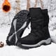 thumbnail image 1 of Botas de nieve de lana de caña alta y gran tamaño para exteriores de Harbin para hombres y mujeres, botas cálidas de algodón para mujer, 1 of 5