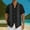 Black, variant on Zylanna Men's Hawaiian Shirts, Casual Short Sleeve Quickly Dry Turndown Collar Summer Beach Button Down Shirts Green Size L