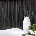 thumbnail image 2 of FASÄDE Skyline Decorative Vinyl Backsplash 15 sq ft Kit in Matte Black, 2 of 6