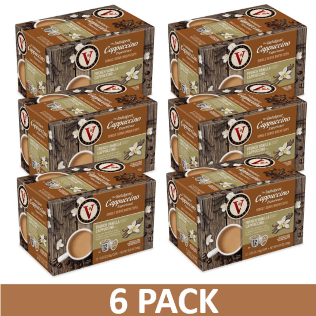 Victor Allen's Coffee French Vanilla Flavored Cappuccino Mix, 72 Count