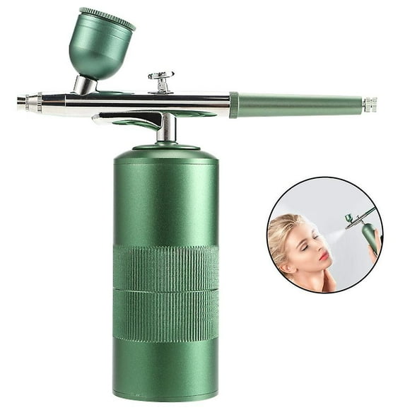 Portable Makeup Airbrush Set with Mini Air Compressor Ink Cup Spray Pen, Serum Toner Nano Mist Spray