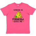 thumbnail image 3 of Inktastic Someone in Pensacola Loves Me Beach Vacation Youth T-Shirt, 3 of 5