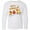 AA-White, variant on Inktastic Happy Thanksgiving Turkey Train with Food Long Sleeve Youth T-Shirt