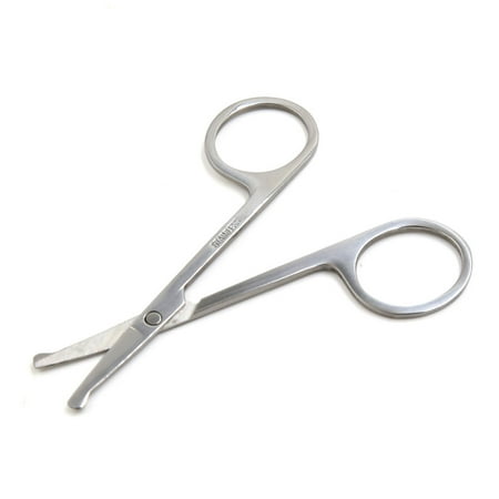 4pcs Round Tip Nose Hair Eyebrow Trimmer Scissors Cutter Remover