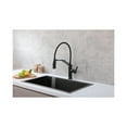 thumbnail image 4 of Elegant Kitchen & Bath FAK-304MBK Leonardo Single Handle Pull Down Sprayer Kitchen Faucet, Matte Black, 4 of 6