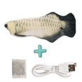 thumbnail image 1 of Paquete de juguetes para peces con hierba gatera, juguetes interactivos de felpa suave para masticar para gatos, juguetes de peces simulados para gatos de interior, gatitos y cachorros, jugu, 1 of 5