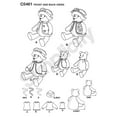 Simplicity Pattern C 5461 Rare Bear Sewing Pattern for Teddy Stuffed