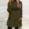 thumbnail image 2 of My Order Womens Fleece Lined Sweatshirts Sherpa Fuzzy Sweater Long Sleeve Cute Tops Pullover Warm Letter Print Sweatshirt My Items, 2 of 4