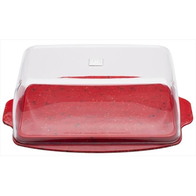 Zak DesignsSprinkles Recycled Plastic Butter Dish Red