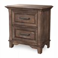 thumbnail image 6 of Furniture of America Finsell Transitional Wood Nightstand in Rustic Oak, 6 of 6