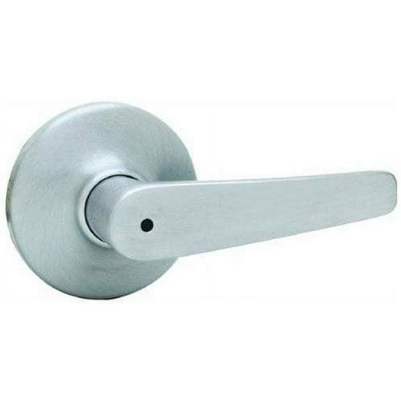 Kwikset 300DL 26D CP Security Delta Privacy Lever, Satin Chrome