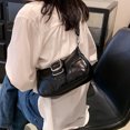 thumbnail image 3 of Bolso Hobo a la moda para mujer bolso de mano elegante con cierre de cremallera bolso de moda para mujer y niña, 3 of 9