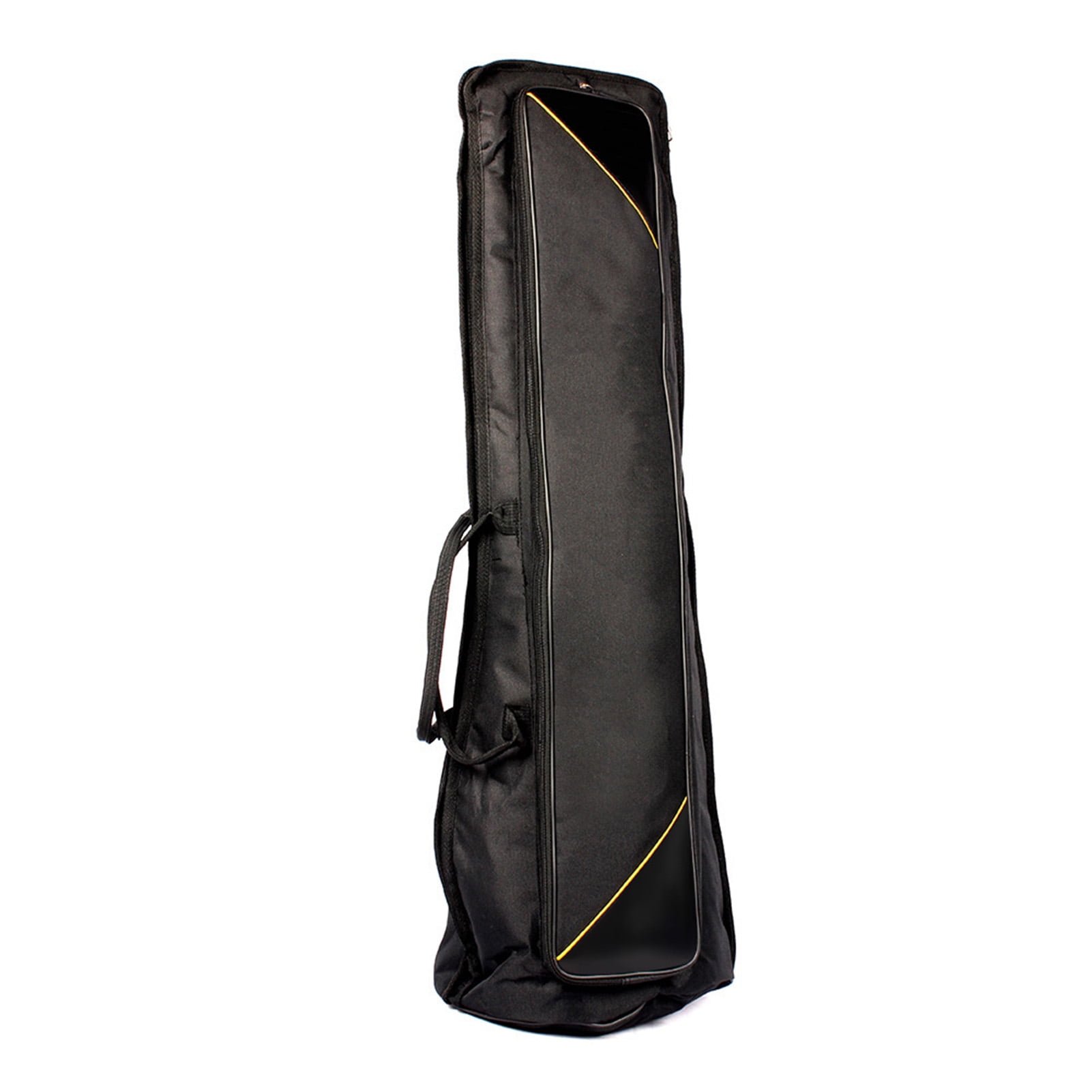 600D Water-Resistant Trombone Gig Bag Oxford Cloth Backpack Adjustable Shoulder Straps Pocket 5mm Cotton Padded for Alto/Tenor Trombone