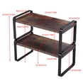 thumbnail image 5 of CQSXDA Versatile 2-Tier Adjustable Shelving Unit, Compact Home Storage Solutions for Kitchen and Warehouse Use, 5 of 9