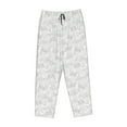 thumbnail image 4 of Xecao Cute Poodle Dog Women's Straight Lounge Pajama Pants: The Epitome of Relaxed Sleepwear, 4 of 9