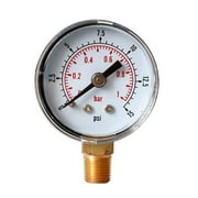0-15psi 0-1bar Pressure Manometers Mini Dial Air Compressors Meters Hydraulic Pressure TS-8