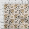 thumbnail image 2 of oneOone Rayon Light Beige Fabric Floral Craft Projects Decor Fabric Printed By The Yard 56 Inch Wide, 2 of 4