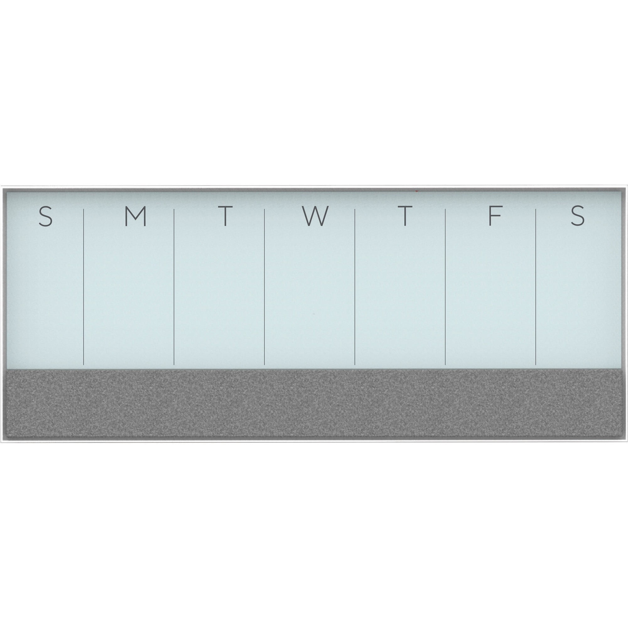 U Brands Weekly Calendar Glass Dry Erase Board, Only for use
