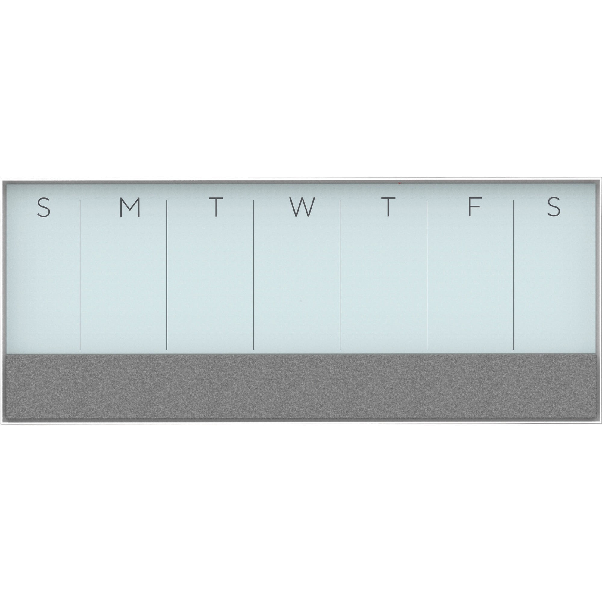 U Brands Magnetic Weekly Calendar Glass Dry Erase Board Only For Use