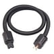 thumbnail image 3 of Cable de alimentación HiFi para audiófilos, 12 AWG, fundas trenzadas, cable de audio HiFi 3M, 3 of 9