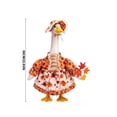 thumbnail image 3 of AZXY Thanksgiving Fall Porch Goose Outfits for 23 Inch Lawn Statue, Costume for Plastic & Cement Goose Statue, Seasonal Autumn Sculpture Accessory for Garden Yard Patio Front Porch Outdoor Decoration, 3 of 7