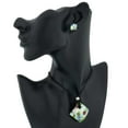 thumbnail image 5 of GlassOfVenice Murano Glass Venetian Reflections Necklace and Earrings Set - Silver Meadow, 5 of 7