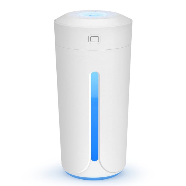 axGear Humidificateur Portable Tasse Humidification Mobile Alimenté par USB Veilleuse DEL Humidifiante