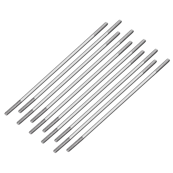 M2x75mm Pushrod Connector Stainless Steel Rod Linkage 10pcs