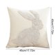 thumbnail image 3 of Fundas decorativas para cojines | Fundas cuadradas para cojines decorativos de sofá, cama y hogar | Protectores de cojines de 45 x 45 cm para dormitorio y sala de estar, 3 of 6