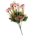 thumbnail image 1 of 1 Ramo Artificiales Decoración para hogar / Oficina Camellia Buds rojo Colco Flores artificiales de seda, 1 of 8