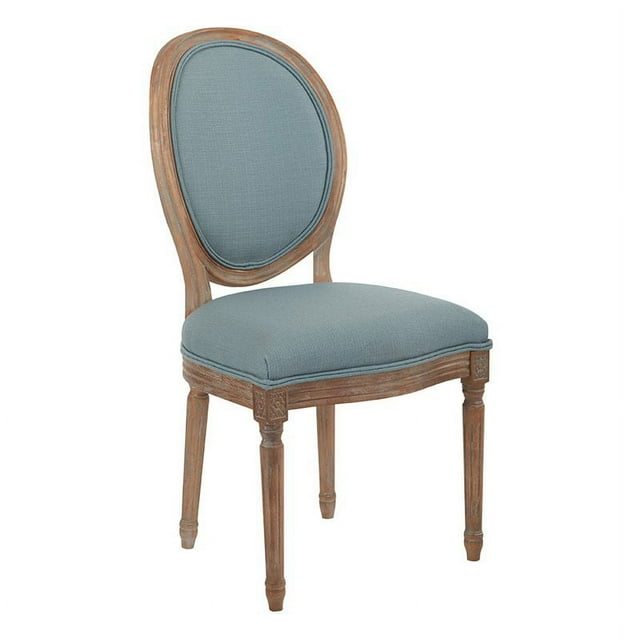 Scranton & Co Chaise de Salle à Manger à Dossier Ovale Couleur Klein Sea