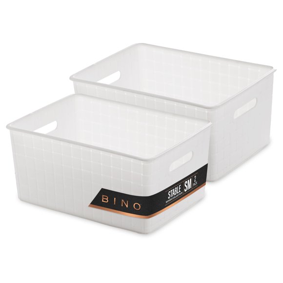 Cestas de plástico BINO Small White THE STABLE