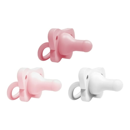 UPC: 0072239325797 | Dr. Brown s HappyPaci 100% Silicone Pacifier 0-6m BPA Free White Pink Light Pink 3 Ct