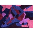 thumbnail image 1 of Ahgly Company Indoor Rectangle Oriental Purple Modern Area Rugs, 4' x 6', 1 of 4