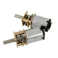 thumbnail image 4 of Compact 6V/12V 100RPM Motor Metal for Small Robot Development Slow Speed Gear Motor, 4 of 8