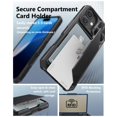 thumbnail image 3 of Funda ATATOO para iPhone 16 con tarjetero RFID, color negro, 3 of 6