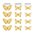 thumbnail image 3 of PuSpu Valentine's Day Decoration Butterflys Wall Stickers - 12 Pieces Gold Butterflys Decorations Suitable For Birthdays And Party Celebrations Removable Stickers, 3 of 8