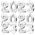 thumbnail image 1 of 3 Ensembles de Ballons de Fête Bonne Année en Aluminium 2023 Décoration, 1 of 8