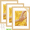 Classic Wood Grain, variant on Auralyn Home 16x20 Picture Frames Set of 3, Fits 12x16 with Mat or 16x20 Without Mat, Includes Hanging Kit, White