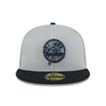 thumbnail image 2 of Men's New Era  Gray/Navy New York Yankees 2025 Batting Practice 59FIFTY Fitted Hat, 2 of 7