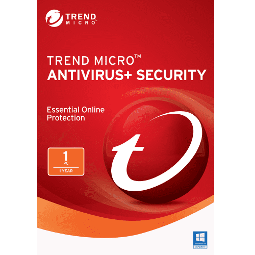 Trend Micro Antivirus+ (2023) - 1 An 1 Pc (Fenêtres)