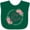 Green, variant on Inktastic Big Sister with Flower Circle Girls Baby Bib
