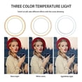 thumbnail image 2 of Selfie Ring Light LED Circle Light USB LED Desktop Lamp with Stand Dimmable LED Fill Light for Live Stream Photograph, 2 of 9