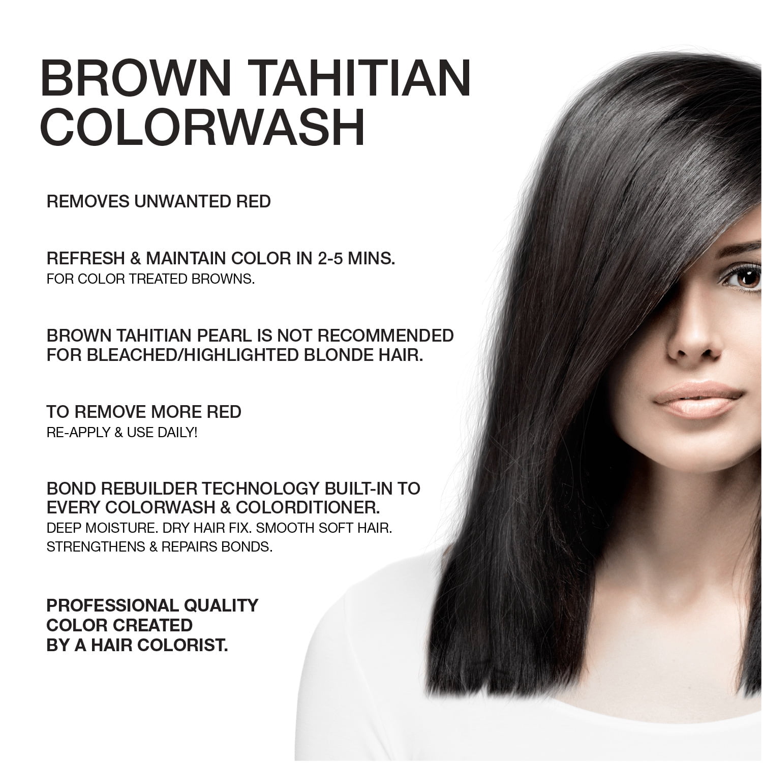 Brown Tahitian Pearl Dark Brown/Black® Colorwash
