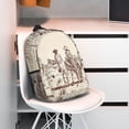 thumbnail image 3 of Easygdp Cowboys Riding Horses Mochila Ligera de 15 Pulgadas para Estudiantes, Mochila Cómoda para la Escuela y Viajes, Correas Ajustables, 3 of 6