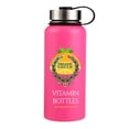 thumbnail image 3 of Organic Greek® Hydrogen Alkaline Stainless Steel Pink and Black Vitamin Bottles®, 3 of 8